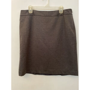 Ann Taylor LOFT skirt womens size 14 pencil above the knee high rise gray.